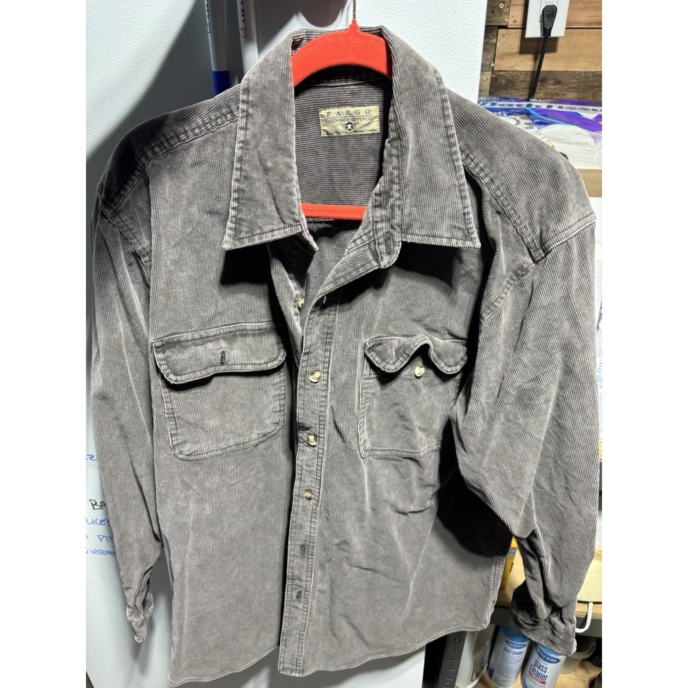 Fargo Clothing & Supply Women'sā Brown Corduroy Shirt Xl